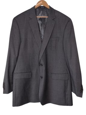 Ralph Lauren Gray Pinstripe Business Office Sport Coats Blazer Sz 40L